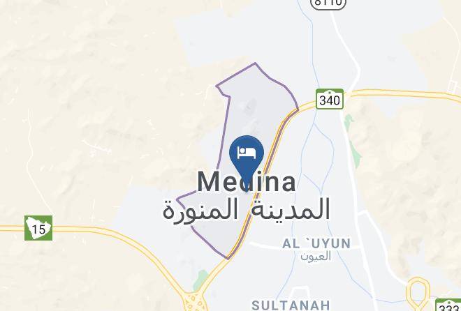 Medina - Golden Tulip Al Zahabi Hotel Maps
