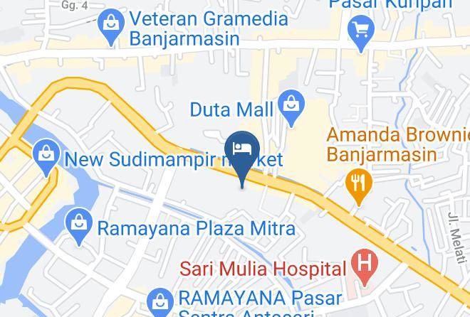 Banjarmasin - Golden Tulip Galaxy Hotel Banjarmasin Maps