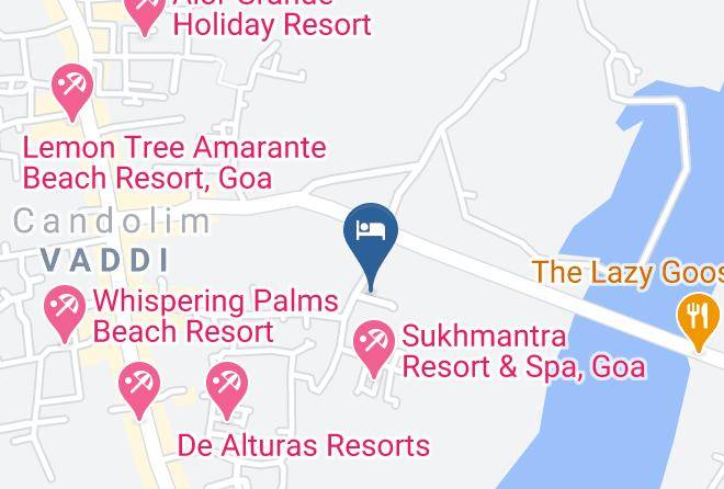 Bardez - Golden Tulip Goa Candolim Maps