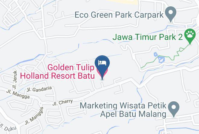 Kota Batu - Golden Tulip Holland Resort Batu Maps