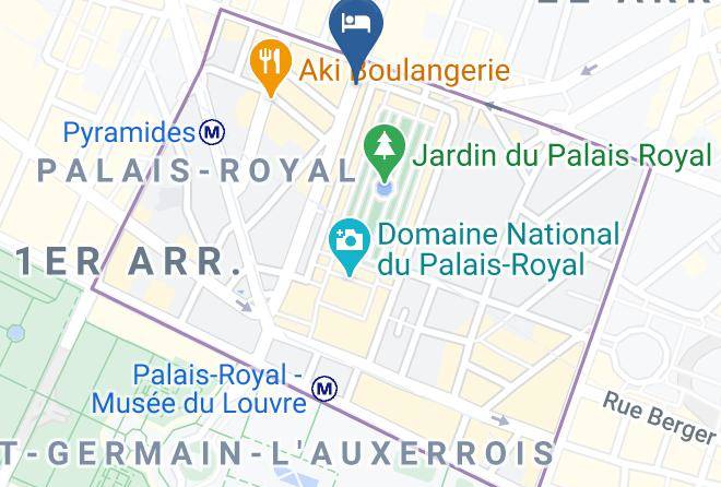 Paris - Golden Tulip Hotel Washington Opera Hotel Maps