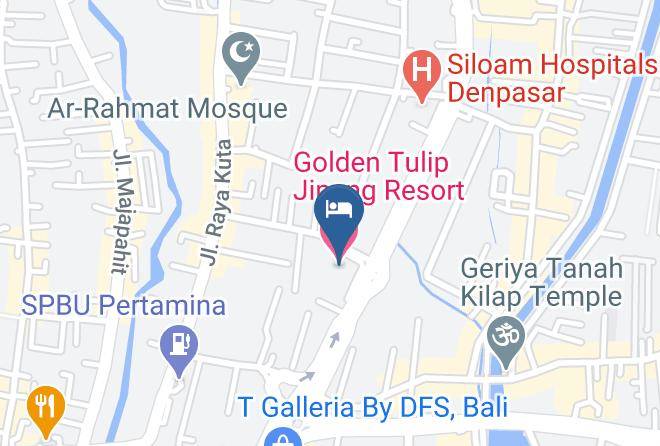 Badung Regency - Golden Tulip Jineng Resort Maps