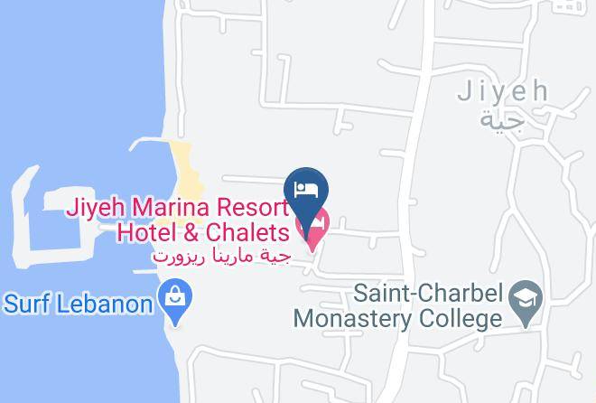 Ech Chouf - Golden Tulip Jiyeh Marina Maps