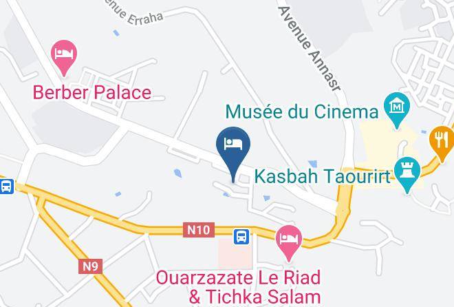 Ouarzazate - Golden Tulip Karam Ouarzazate Maps