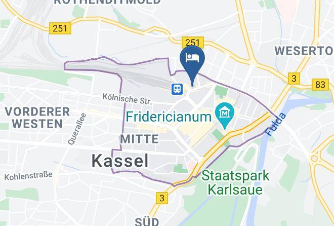 Kassel - Golden Tulip Kassel Hotel Reiss Maps
