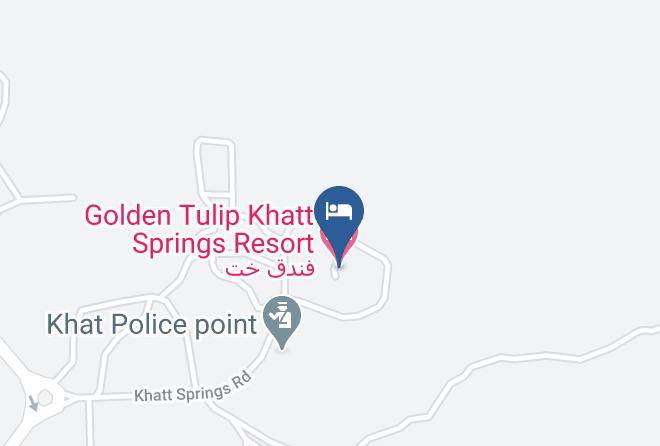 North Ras Al Khaimah - Golden Tulip Khatt Springs Resort Maps