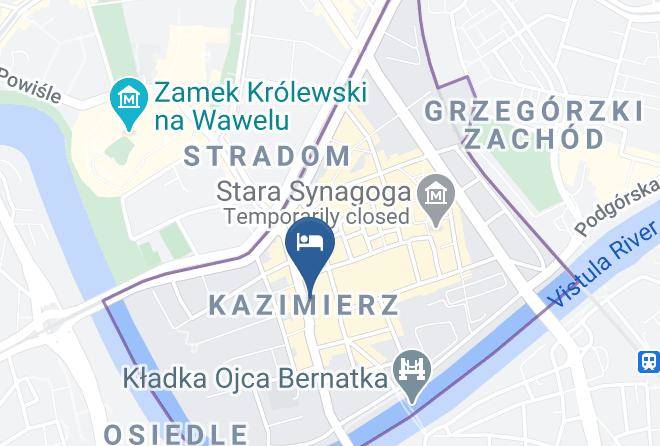Cracow - Golden Tulip Krakow Kazimierz Maps