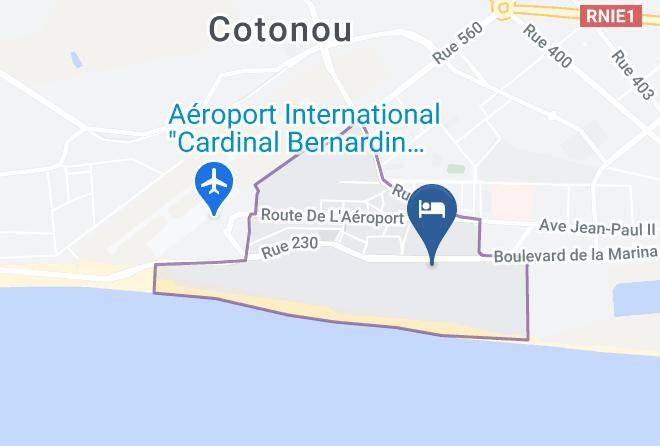 Cotonou - Golden Tulip Le Diplomate Cotonou Maps