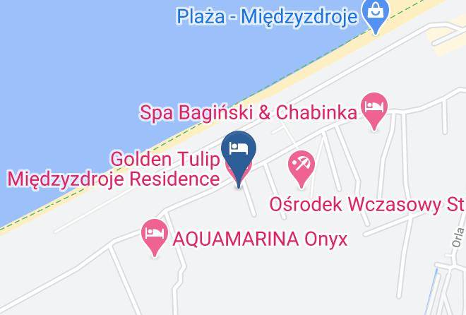 Golden Tulip Miedzyzdroje Residence Map