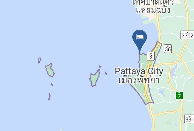 Amphoe Bang Lamung - Golden Tulip Pattaya Beach Resort Maps