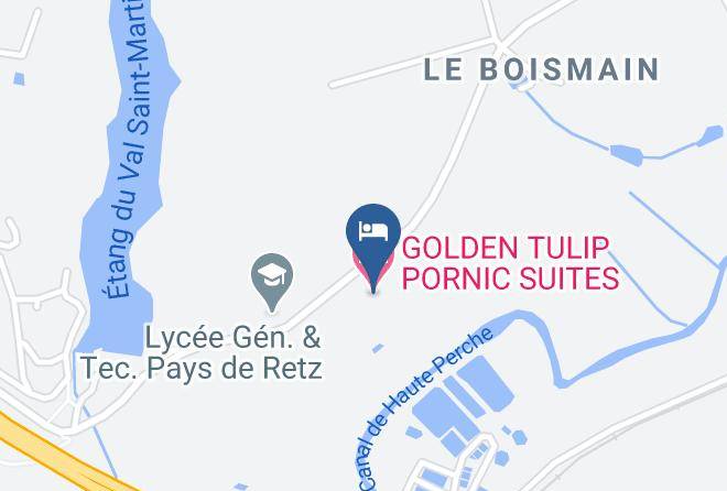 Golden Tulip Pornic Suites Map