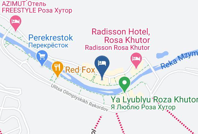 Sochi - Golden Tulip Rosa Khutor Hotel Maps