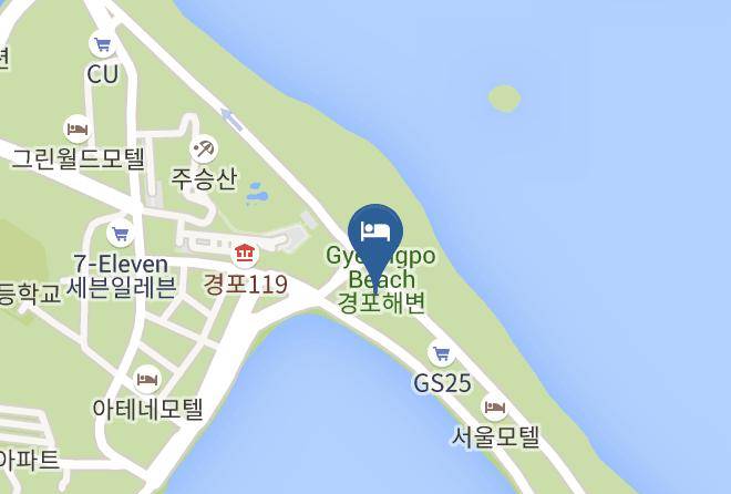Gangneungsi - Golden Tulip Skybay Hotel Maps