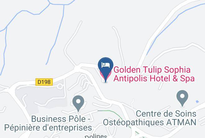 Maritime Alps - Golden Tulip Sophia Antipolis Hotel & Spa Maps