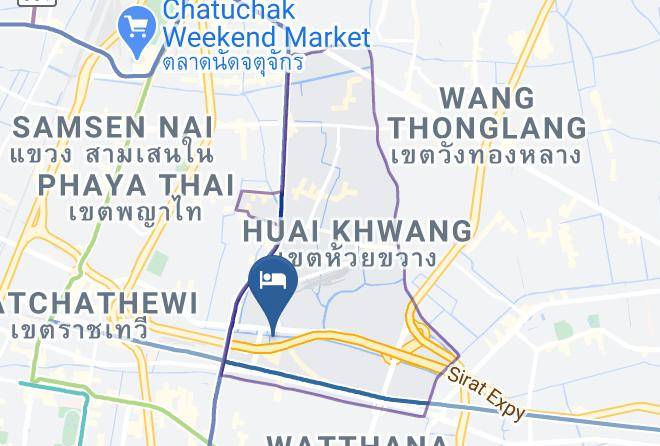 Bang Kapi District - Golden Tulip Sovereign Rama 9 Maps