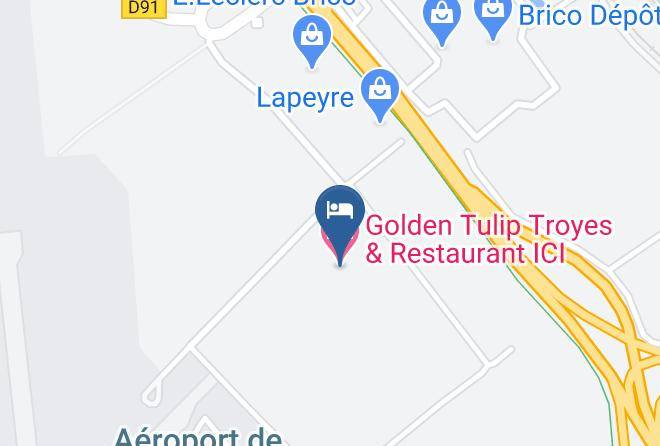 Aube - Golden Tulip Troyes & Restaurant Ici Maps