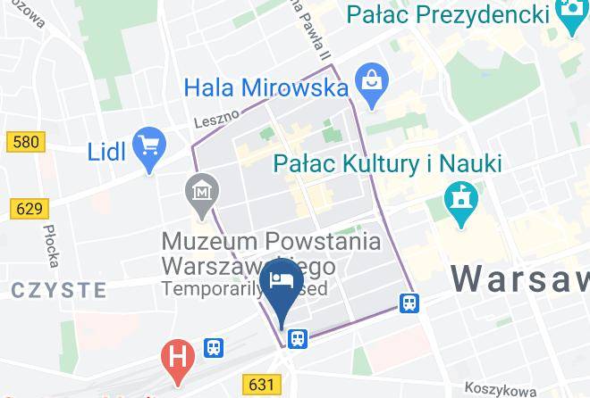 Warsaw - Golden Tulip Warsaw Centre Maps