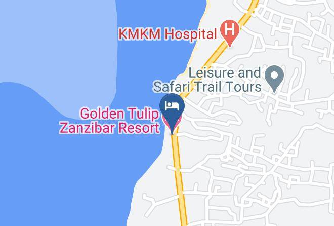 West - Golden Tulip Zanzibar Resort Maps