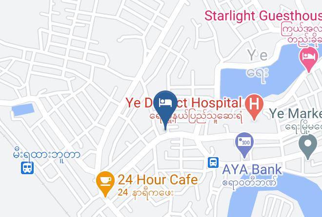Mawlamyine - Golden Valley Hotel Maps