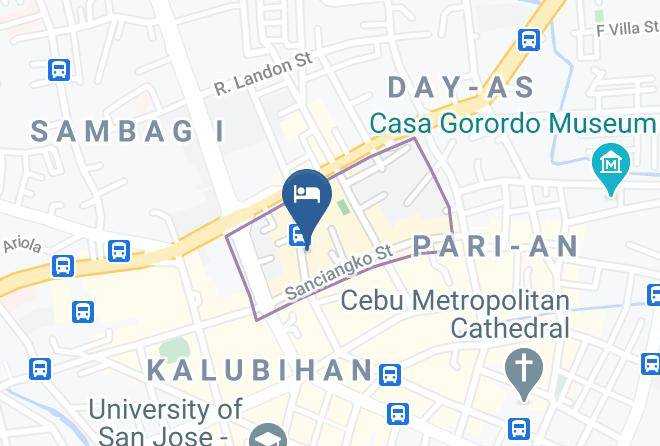 Cebu - Golden Valley Hotel Maps