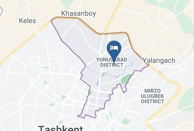 Tashkent - Golden Valley Hotel Maps