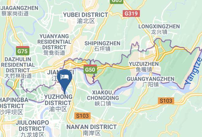 Yuzhong District - Golden View Hotel City Center Maps