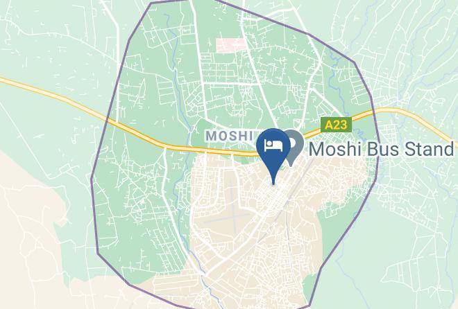Moshi Urban - Golden View Hotel Maps