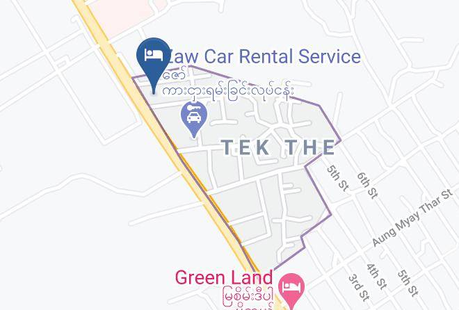 Nyaung U - Golden View Hotel Maps