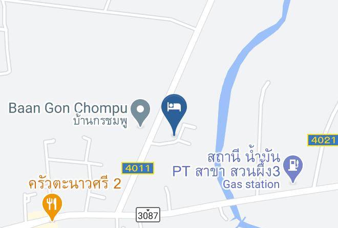 Amphoe Suan Phueng - Golden View Resort Maps