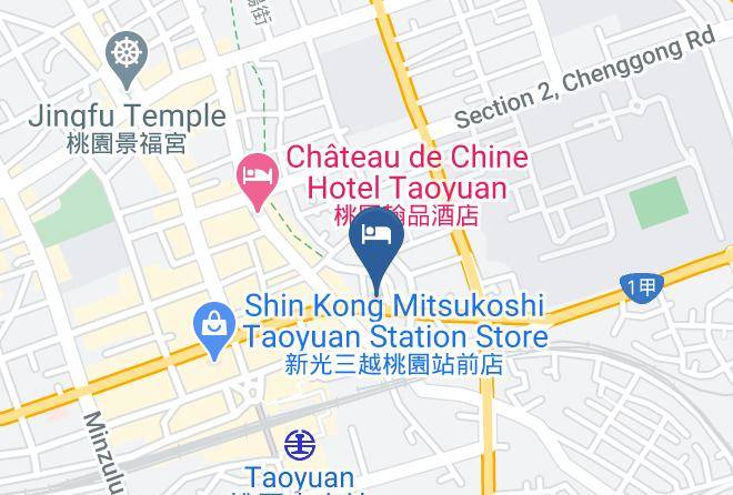 Golden Vista Hotel Map - Taoyuan City - Taoyuan District
