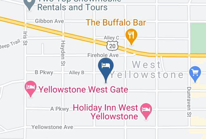 Gallatin - Golden West Motel Maps