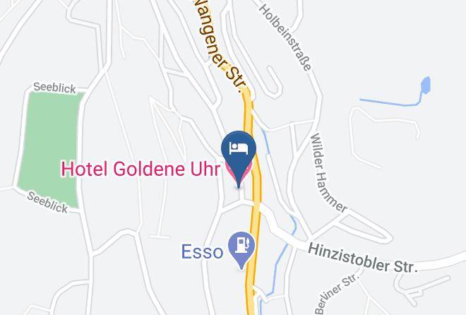 Ravensburg - Hotel Goldene Uhr Maps