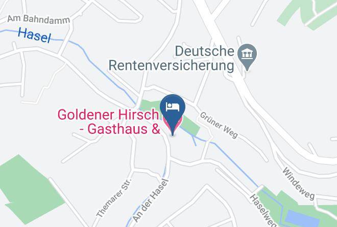 Suhl - Goldener Hirsch Gasthaus & Hotel Maps