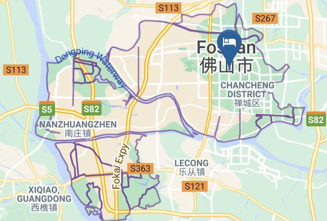 Foshan - Goldenlake Hotel Foshan Maps