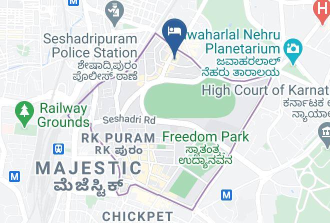 Bengaluru - Goldfinch Hotel Bengaluru Maps