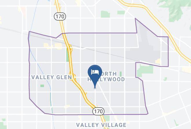 Los Angeles - Goldfinger's Get Away Bed And Breakfast Maps