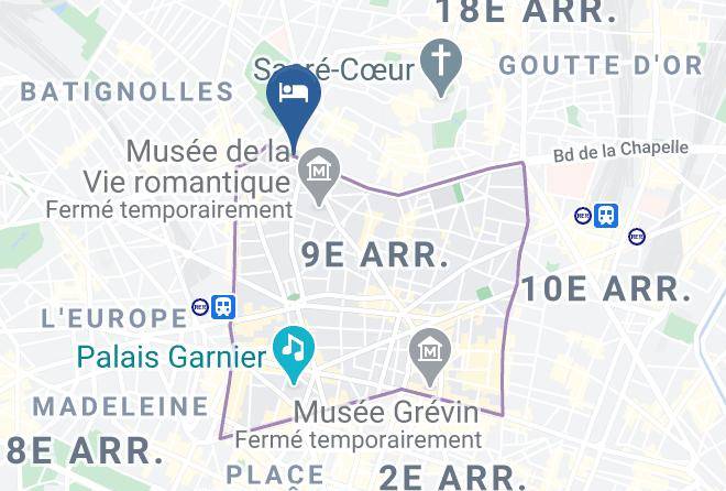 Paris - Gold Hotel Paris Maps