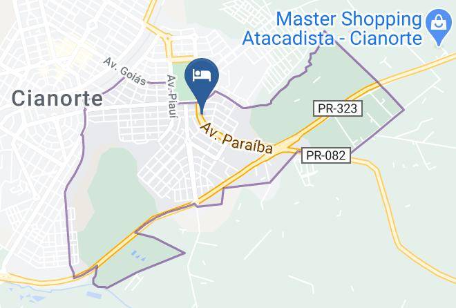 Cianorte - Goldmen Hotel Maps