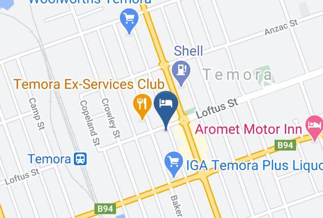 Temora - Goldtera Motor Inn Maps