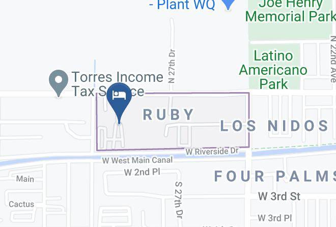 Yuma - Goldwater Rv Park Formerly Hitchin Post Maps