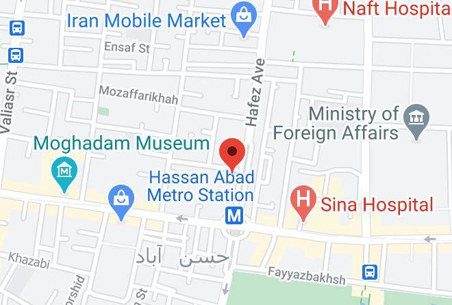 Tehran - Golestan Hotel Maps