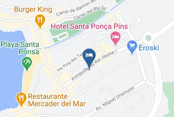 Golf Beach Hotel Map