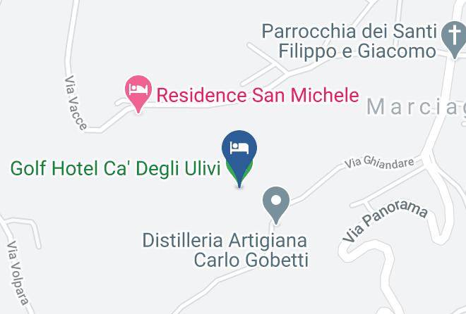 Golf Hotel Ca' Degli Ulivi Map - Veneto - Verona