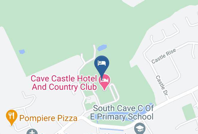 East Riding Of Yorkshire - Golf Club Cave Castle Maps
