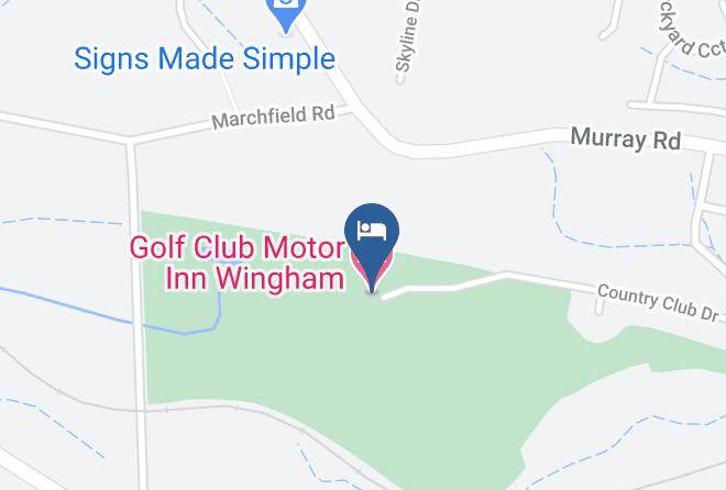 Golf Club Motor Inn Wingham Map