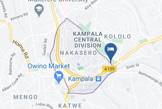 Kampala Cityncil - Golf Course Hotel Maps