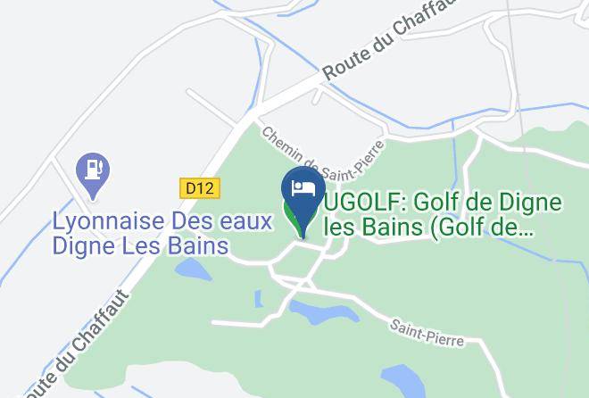 Alpes De Haute Provence - Exploitation Du Golf Hotel Digne Maps