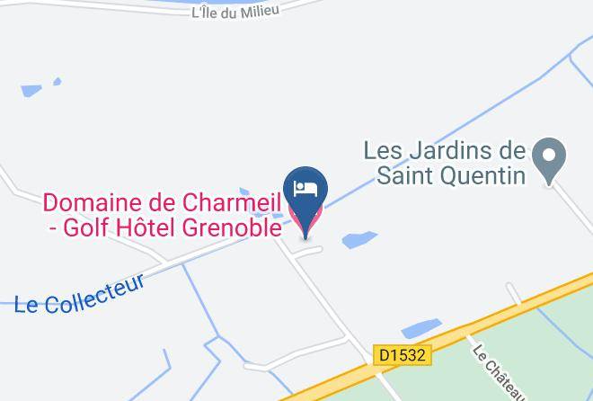 Isere - Domaine De Charmeil Golf Hotel Grenoble Maps