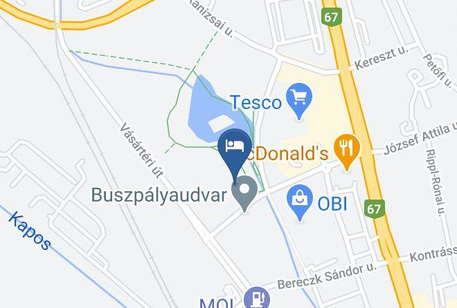 Kaposvar - Golf Hotel And Restaurant Maps