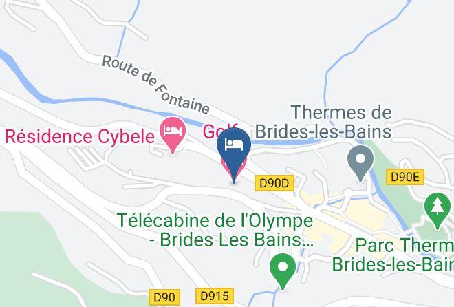 Savoie - Golf Hotel Maps